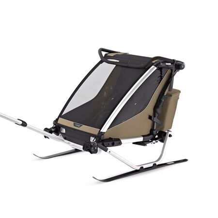 Thule Kindersportwagen Chariot Cross 2 double|fadedkhaki
