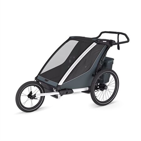 Thule Kindersportwagen Chariot Cross 2 double|dark slate