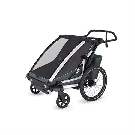 Thule Kindersportwagen Chariot Cross 2 double|dark slate