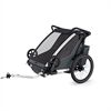 Thule Kindersportwagen Chariot Cross 2 double|dark slate