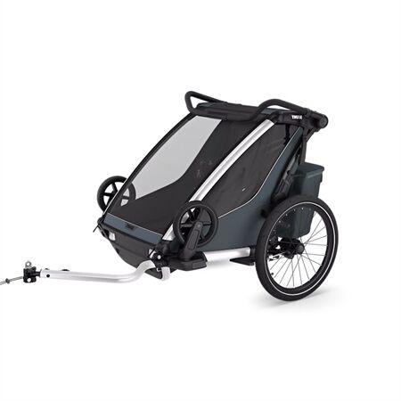 Thule Kindersportwagen Chariot Cross 2 double|dark slate