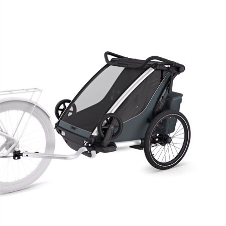 Thule Kindersportwagen Chariot Cross 2 double|dark slate
